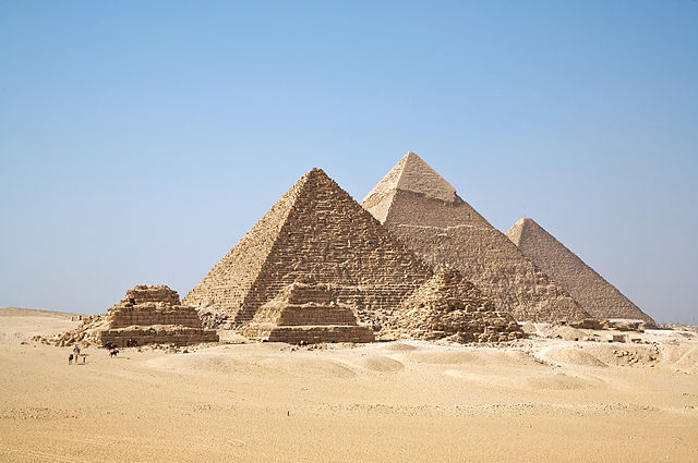Gizah Pyramids - courtesy Wikipedia
