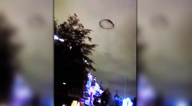 Disneyland UFO - courtesy YouTube/Kyle Hawkins