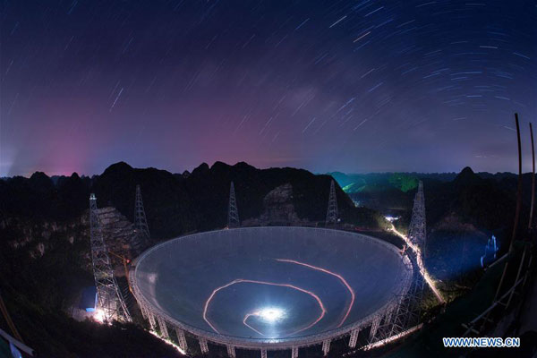 FAST Radio Telescope image by Xinhua/Liu Xu
