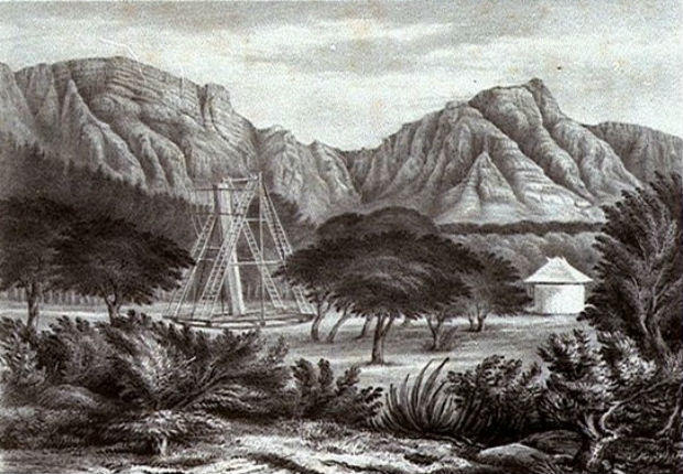 Herschel's Telescope at the Cape of Good Hope